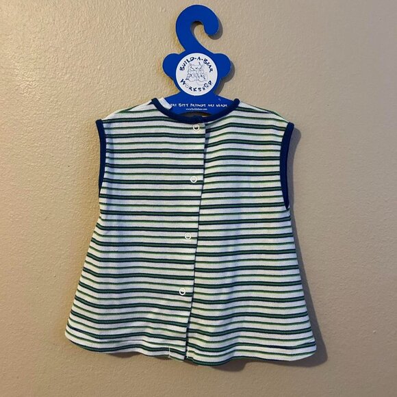 Vintage 60s Hanes Striped Bunny 4T Boys Top Baby Toddler Top Bunny Character - Picture 3 of 6